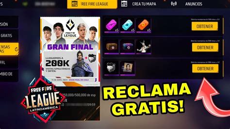 Estos Serán Los Regalos de la FREE FIRE LEAGUE 2023 Llegaron