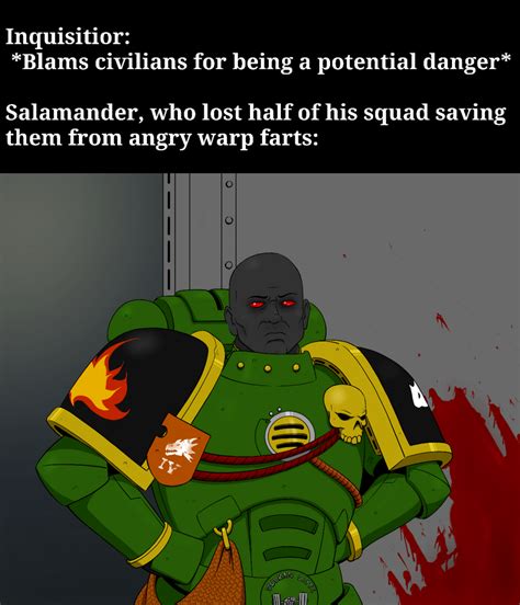 Png шаблон в комментариях Salamanders Wh Humor Space Marine Adeptus Astartes Wh