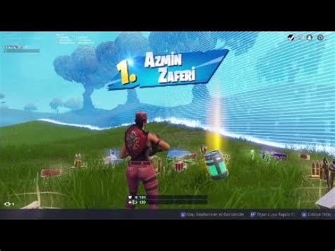 Fortnite Battle Royale Kill Win Turkce Youtube