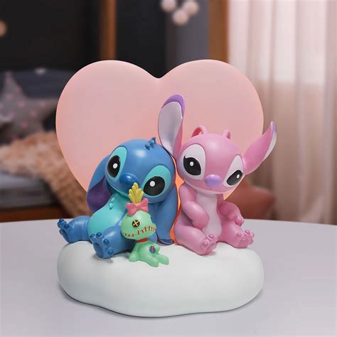 Lilo Stitch Angel Et Stitch Avec Veilleuse Scrump Elbenwald