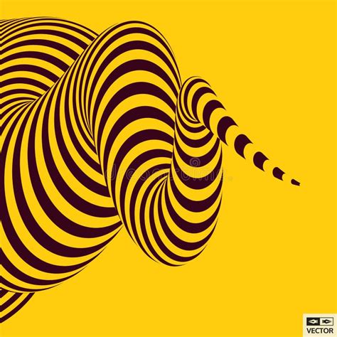 Optical Illusion Vector D Art Rotation Dynamic Effect Spin Cycle