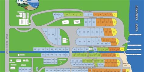 Lake Leelanau RV Park Map - Lake Leelanau RV Park