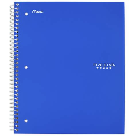 Five Star 5 Subject College Rule Notebooks, 2-pack | Notebooks
