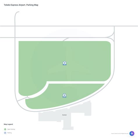 Toledo Express Airport (TOL) Parking Rates and Map