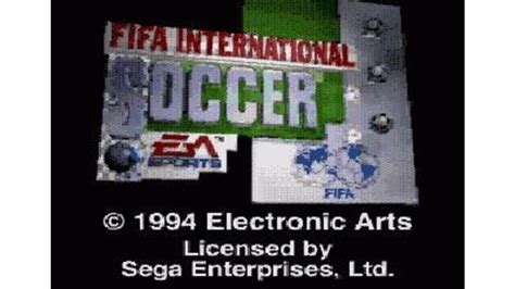 Fifa International Soccer Sega Cd