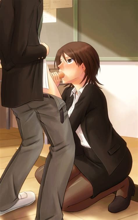 Rule 34 Amagami Black High Heels Black Legwear Black Shirt Black