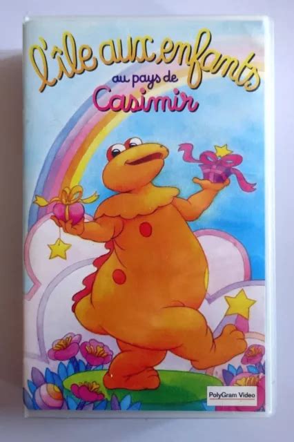 Vhs Cassette Vid O Au Pays Casimir Ile Aux Enfants Polygram Ina Tf