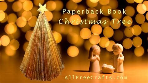 Paperback Book Christmas Tree