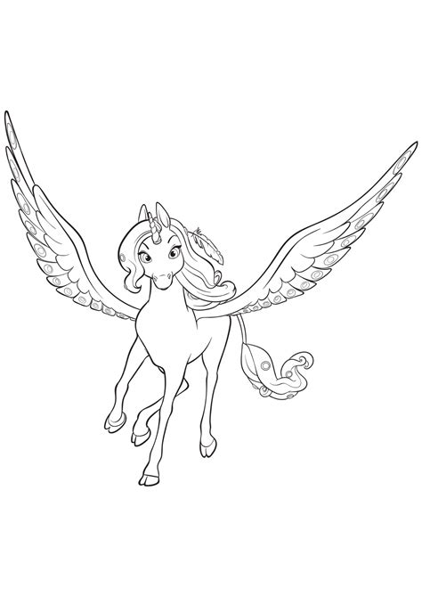 Coloriage Licorne Avec T Te Modeler