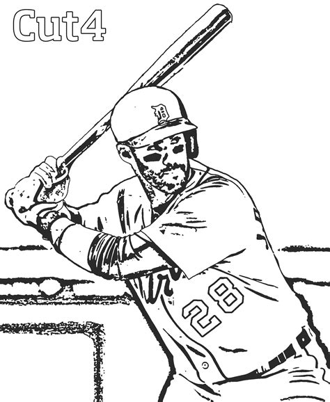 Baseball Field Coloring Page At Free Printable