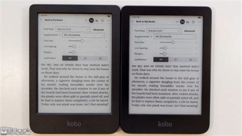 Kobo Clara BW Carta 1300 Screen Comparison Video