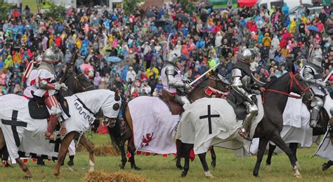 History Buffs Reenact Battle Of Grunwald In Northern Poland