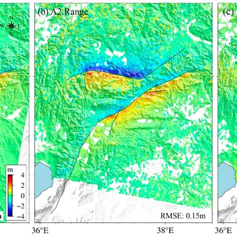 Coseismic Deformation Obtained From Sentinel 1 S1 And ALOS 2 A2