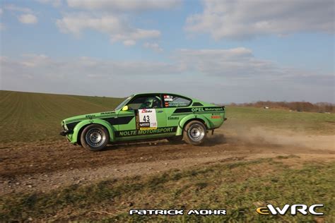 Nolte Michael Zenz Tamara Opel Kadett C Coup Adac Rallye