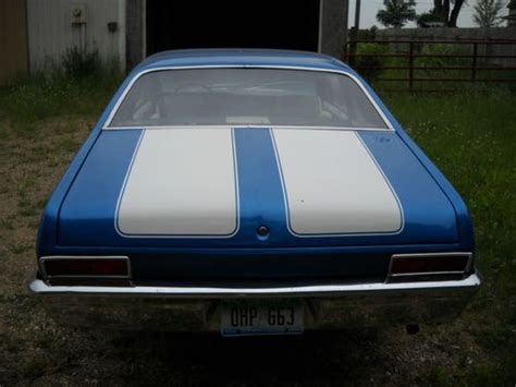 Find Used 1970 Chevrolet Nova Blue With Rally Stripes And Custom