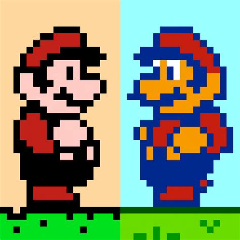 Mario Sprites 8 Bit