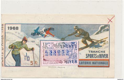 Billetes de Lotería BL 487 BILLETS LOTERIE NATIONALE TRANCHE SPORTS