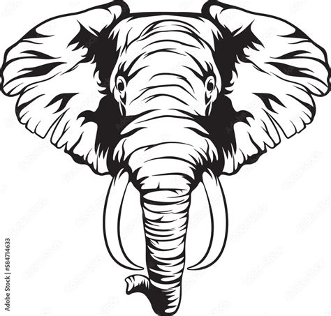 Elephant Svg Elephant Cut File Elephant Vector Elephant Silhouette