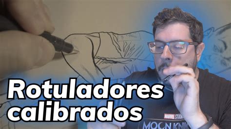 Entintado De C Mic Con Rotuladores Calibrados Youtube