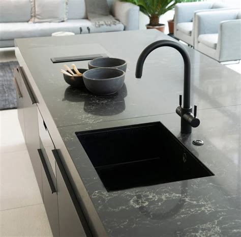 InSinkErator In Black Hot Water Tap With NeoTank J Shape