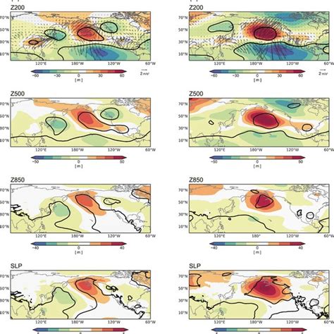 A Winter Anomalies Of Sea Surface Temperature Sst In Top First