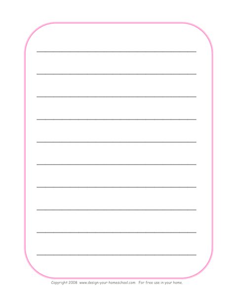 Lined Paper Template Download Printable PDF | Templateroller