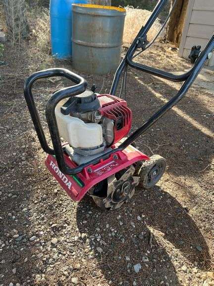 Honda Fg110 Mini Tiller Peterson Land And Auction Llc