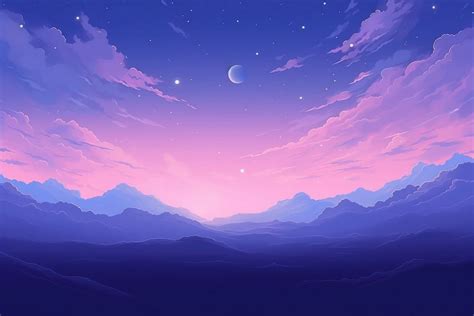 galaxy space purple backgrounds landscape. | Premium Photo Illustration ...