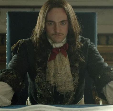 George Blagden As King Louis Xiv In Versailles Promotional Pictures