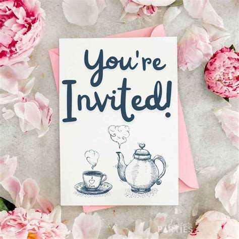 Tea Party Invitations | 11 Classic, but Fun Options