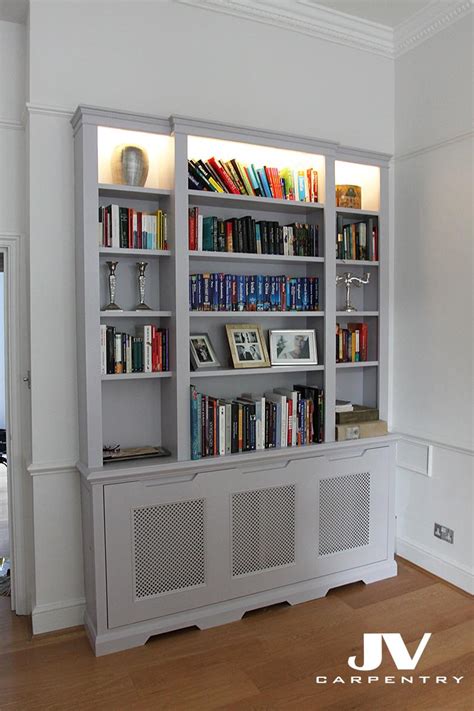 Bespoke Fitted Bookcases Alcove Shelving And Cabinets In London Jv