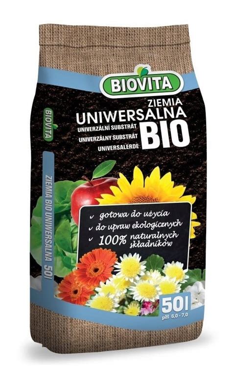 Ziemia Uniwersalna Do Kwiat W Ro Lin Bio Naturalna L Biovita