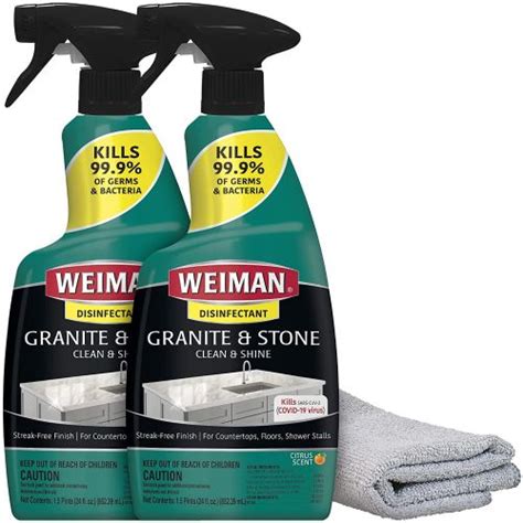 Weiman Disinfectant Granite Daily Clean And Shine Reviews Home Tester Club