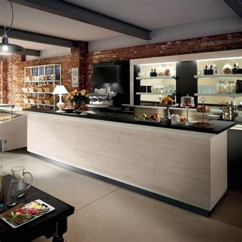 Bar Counter Brera Frigomeccanica Glass Stainless Steel Laminate