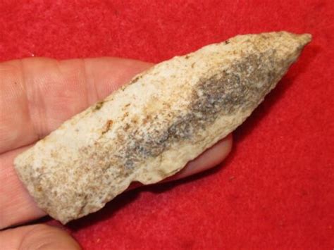 Authentic Native American Artifact Arrowhead Illinois Sedalia Knife N14