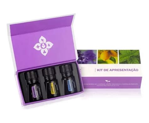 Kit De Apresentação Doterra Com 3 Óleos Essenciais 5ml Cada Frete Grátis