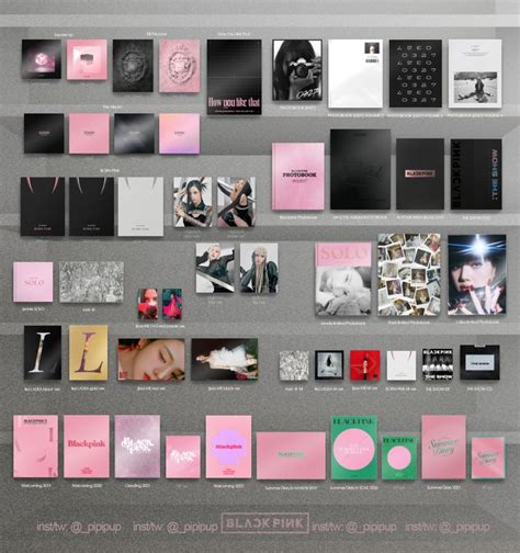 BLACKPINK ALL RELEASES ALBUM WISHLIST Photo Book Photo Cards Kpop