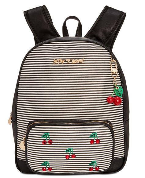 Betsey Johnson Medium Cherry Backpack Lyst