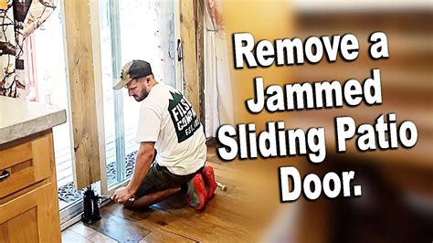 How To Remove Sliding Patio Door That Can T Be Removed To Replace