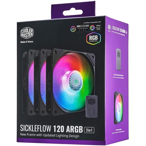 Case Fan Cooler Master Sickleflow Argb In Mfx B