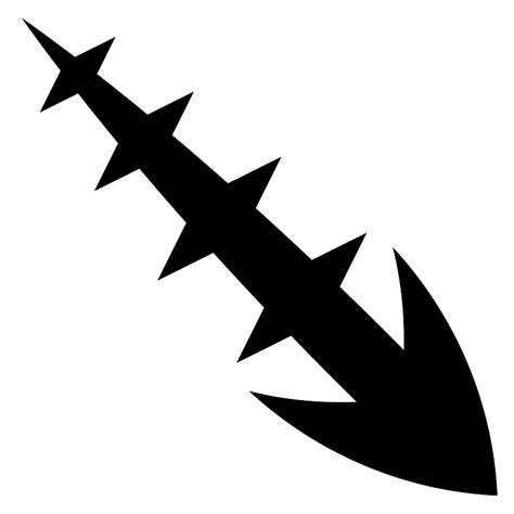 Barbed Arrow Vector SVG Icon - SVG Repo