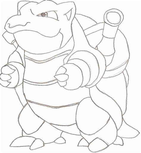 Blastoise Coloring Page At Free Printable Colorings