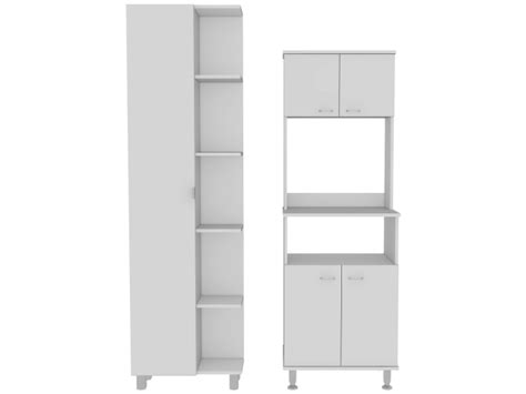 Ripley TUHOME MUEBLE MICROONDAS OPTIMIZADOR BLANCO