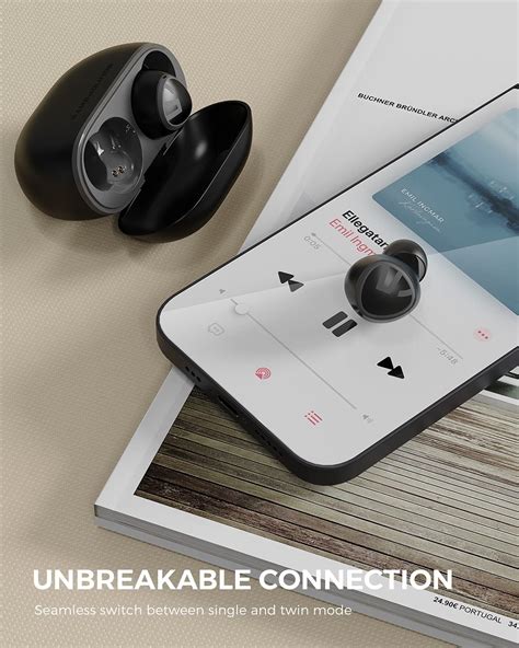 Soundpeats Mini Bluetooth V52 Wireless Earbuds Black Mtajrs