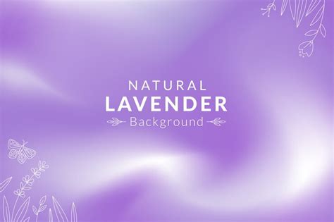 Free Vector | Gradient digital lavender background