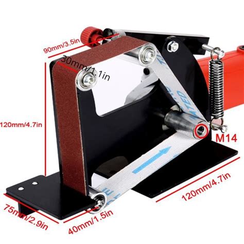 30 mm m14 Meuleuse d angle électrique en fer ponceuse à bande