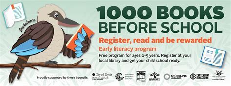 1000 Books Before School Program City Of Ryde