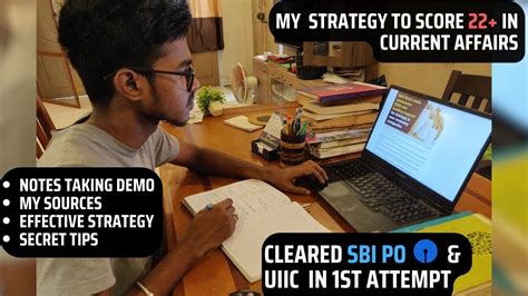 My Strategy To Prepare For Current Affairs To Clear Sbi Po In First