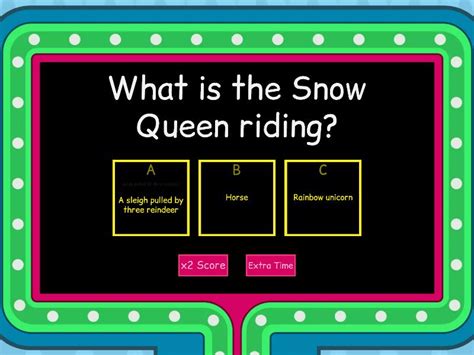 The Snow Queen - Gameshow quiz