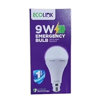 Buy Ecolink Led W Rechargeable Emergency Inverter Led Bulb Upto